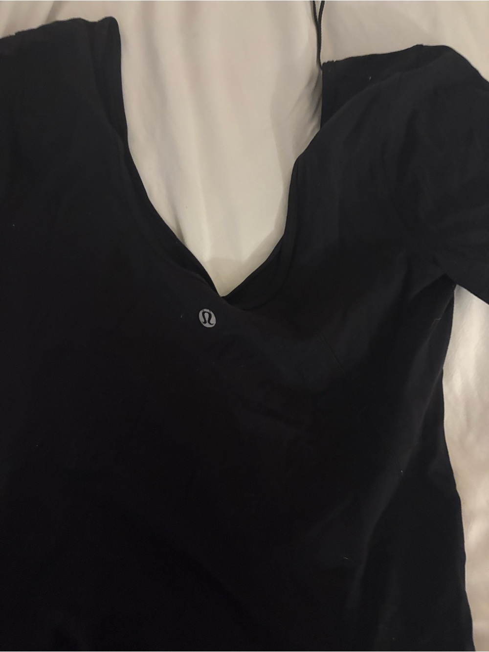 lululemon athletica Black V-Neck
